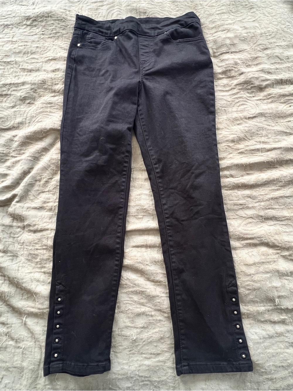 Tribal Punk Alternative Goth Black Mid-Rise Skinny Jeans Women’s Size 8